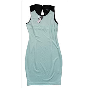 Women's Kardashian Kollection Dress Size L Mint & Black